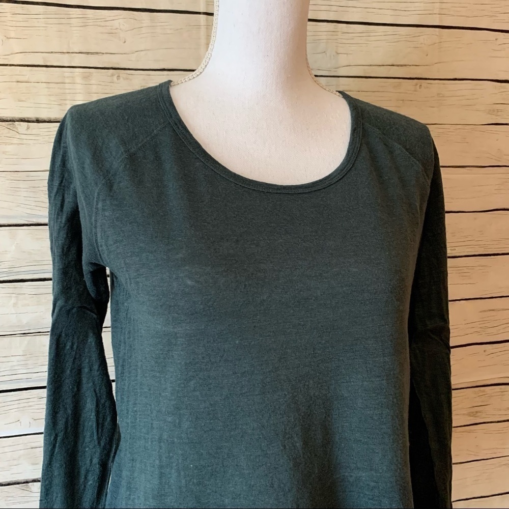Madewell Long Sleeve Slit Side Tee - Picture 5 of 7
